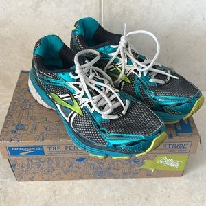 Brooks Ravenna 4 Running Sneakers Blue Green 9